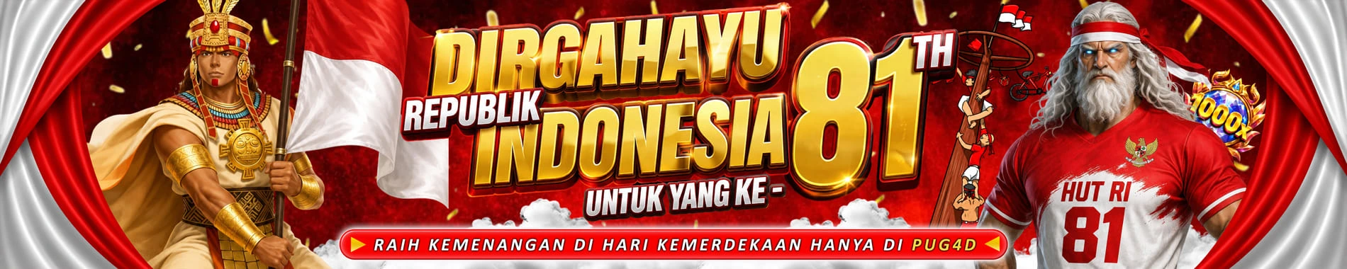 PUG4D : Banner 17 Agustus Kemerdekaan Indonesia komputer